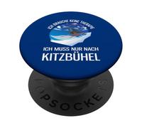 Ich Brauche Keine Therapie Ich Muss Nur Nach Kitzbühel PopSockets PopGrip Adhesivo