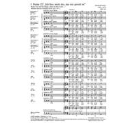 Ich freue mich des, das mir geredt ist - Fav SATB/SATB, Bass and Organ, [Cap SSMsB/SSMsB, 8 Instr] - SCORE