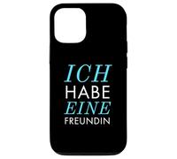 Ich Habe eine Freundin Vergeben Spruch Statement Typografie Carcasa para iPhone 12/12 Pro