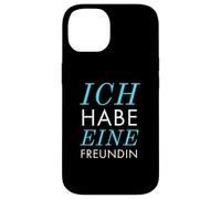 Ich Habe eine Freundin Vergeben Spruch Statement Typografie Carcasa para iPhone 14