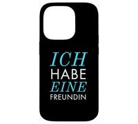 Ich Habe eine Freundin Vergeben Spruch Statement Typografie Carcasa para iPhone 14 Pro