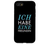 Ich Habe eine Freundin Vergeben Spruch Statement Typografie Carcasa para iPhone SE (2020) / 7/8