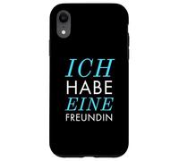 Ich Habe eine Freundin Vergeben Spruch Statement Typografie Carcasa para iPhone XR