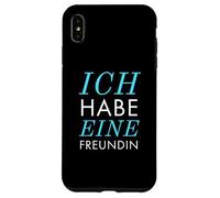 Ich Habe eine Freundin Vergeben Spruch Statement Typografie Carcasa para iPhone XS MAX