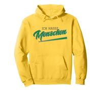 Ich Hasse Menschen (Alemán para Odio a la Gente) Sudadera con Capucha