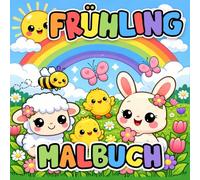 Ich liebe den Frühling: Malbuch für Kinder mit niedlichen Frühlingsmotiven, großen einfachen Formen und klaren Linien - ideal für Kleinkinder und Vorschulkinder