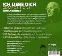 Ich Liebe Dich: Compositions