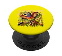 Ich liebe meinen Grauparrot - Diseño de loro afrutado PopSockets PopGrip Adhesivo