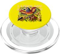 Ich liebe meinen Grauparrot - Diseño de loro afrutado PopSockets PopGrip para MagSafe