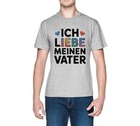 Ich Liebe Meinen Vater Grey Men's T-Shirt tee