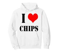 Ich Liebe Patatas Fritas I Love Chips Sudadera con Capucha