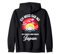 Ich Muss Gar Nix Ich Muss Nur Nach Japan Sudadera con Capucha