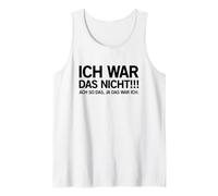 Ich War Das Nicht (Divertido Dicho alemán) Camiseta sin Mangas