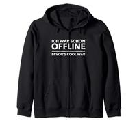 Ich war schon offline, guerra fresca de bevor Sudadera con Capucha