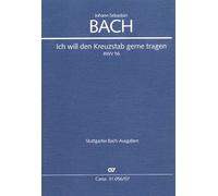 Ich will den Kreuzstab gerne tragen - Solo B, SATB and Orchestra - STUDYSCORE