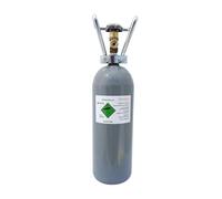 ich-zapfe Botella de CO2 de 2 kg, de ácido carbónico, botella de gas llena para cerveceros Artesanos (2 kg)