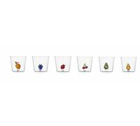 Ichendorf Juego de 6 vasos de agua de la colección Fruits & Flowers