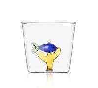 Ichendorf Milán 0.09352054 Vaso Con Pescado Azul/Alga Ámbar Colección Marine Garden
