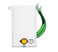 Ichendorf Milano Jarra Pez con Alga, Collezione Animal Farm, 155 cl, Vidrio Borosilicato, Hecho a Mano Diseño: Alessandra Baldereschi