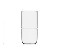Ichendorf Milano Long Drink, Transparente, Colección Levels, 40 cl, Vidrio Borosilicato, Hecho a Mano
