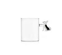 Ichendorf Milano - Taza Bull Terrier, colección Dogs, 45 cl, vidrio borosilicato, hecho a mano