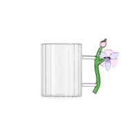Ichendorf Milano - Taza óptica de orquídea, colección Botanica, 45 ristal borosilicato, hecha a mano