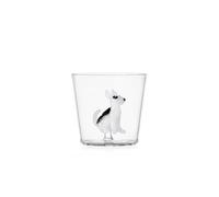 Ichendorf Milano - Tumbler Bull Terrier, colección Dogs, 30 cl, vidrio borosilicato, hecho a mano