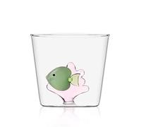 Ichendorf Milán 0.09352059 Vaso Con Pescado Verde/Alga Rosa Colección Marine Garden