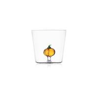 Ichendorf Milano - Tumbler de calabaza, colección Vegetables, 35 cl, vidrio borosilicato, hecho a mano