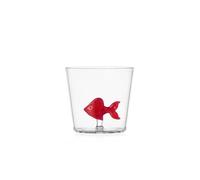 Ichendorf Milano - Tumbler de pez rojo, colección Animal Farm, 30 cl, vidrio borosilicato, hecho a mano