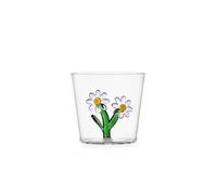 Ichendorf Milano - Tumbler Margherita, colección Botánica, 30 cl, vidrio borosilicato, hecho a mano