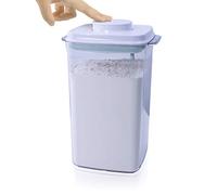 iChewie - BopTop (1 Pieza - para 2.5kg Harina) Contenedor Hermético de Almacenamiento de Alimentos - Envase de Sellado Mecánico de Silicona - Apilable, Libre de BPA - 4000ml