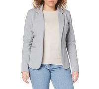 ICHI 20101801, Chaqueta de traje Mujer, gris (grey melange 10020), 36 (Talla fabricante: S)
