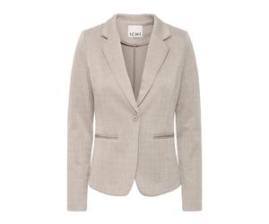 ICHI - Americana Jacquard Herringbone - Jackets - Mujer - Beige - M -