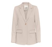 ICHI - Elegante Chaqueta Blazer en Doeskin - Jackets - Mujer - Beige - M -