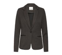 ICHI - Chaqueta Jacquard Herringbone Negro Marrón - Jackets - Mujer - Marrón - S -