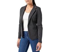 ICHI KATE BL, Chaqueta de traje Mujer, Grau (Dark Grey Melange 10021), 34 (Talla fabricante: XS)