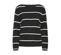 ICHI Ihboston Ls6 Suéter pulóver, 900004926/Black W Birch Stripe, S para Mujer