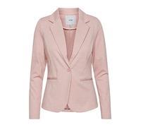 ICHI IHKATE BL Blazer Chaqueta Corta para Mujer, con un botón, con elástico y Cuello de Solapa, Rose Smoke Melange (12524), L