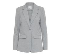 ICHI IHKATE - Chaqueta Blazer para Mujer, con Forma de botón, Bolsillos Plegables, Cuello de Solapa, Ligeramente elástico, Ajuste Regular, Grey Melange (200318), M