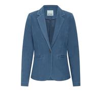 ICHI IHKATE - Chaqueta Larga para Mujer, Corte Regular, Kate Denim Medium Blue (204438), M