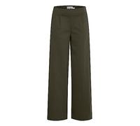 Ichi Ihkate Sus Long Wide Pa2 Pantalón de Vestir, Forest Night (190414), XL para Mujer