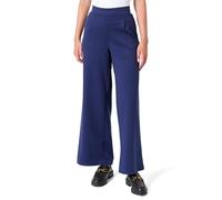 ICHI Ihkate Sus Long Wide Pa2 Pantalones Informales de Negocios, 193933/Medieval Blue, L Mujeres