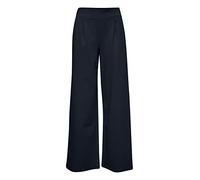 Ichi Ihkate Sus Long Wide Pa2 Pantalones Informales de Negocios, Total Eclipse (194010), S para Mujer