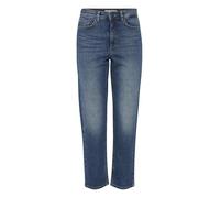 ICHI IHTWIGGY Raven - Pantalones Vaqueros para Mujer con Corte Recto y Corte Recto, Medium Blue (19037), 27