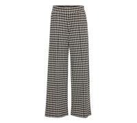 ICHI Pantalón de pinzas 'Kate' negro / blanco 40 negro / blanco