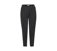 ICHI Pantalón plisado 'IHKate' negro / blanco 36 negro / blanco
