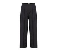 ICHI - Pantalones Anchos - Trousers - Mujer - Negro - M -