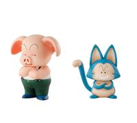 Ichibansho Dragon Ball Masterlise Oolong & Pu'ar (Entrenamiento): Estatua Coleccionable de Bandai Spirits. Figura Premium de PVC, un artículo único y nostálgico para Cualquier Vitrina Dragon Ball.