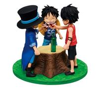 Ichibansho Figura Ace & Sabo & Luffy One Piece - Dramatic Memories 10cm IS69041 Multicolor - Figura Coleccionable - Ideal para los Fanaticos del Anime One Piece